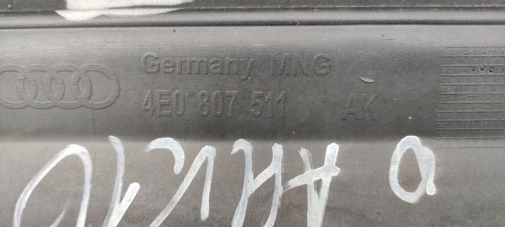 PARE-CHOCS ARRIÈRE AUDI A8 D3 4E0 4E0807511AK