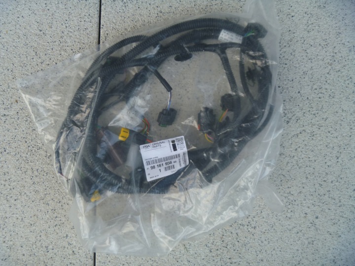 CITROEN C4 PICASSO II LIFT CHROME SOUS LED CHÂSSIS DANS PARE-CHOCS GAUCHE ORIGINAL