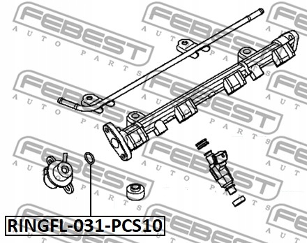 ACCIONAMIENTO COMBUSTIBLES FEBEST RINGFL-031-PCS10 