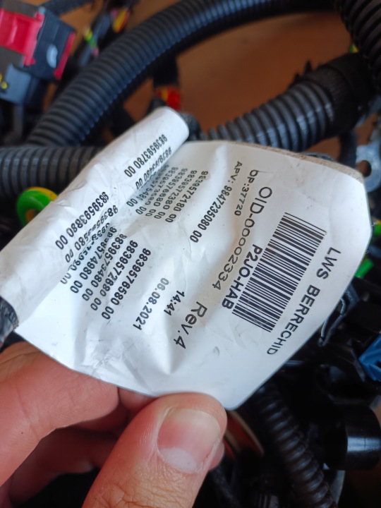 FAISCEAU DE CÂBLES MOTEUR LONGERON INTÉRIEUR OPEL CORSA F 1.5 BLUEHDI 2021