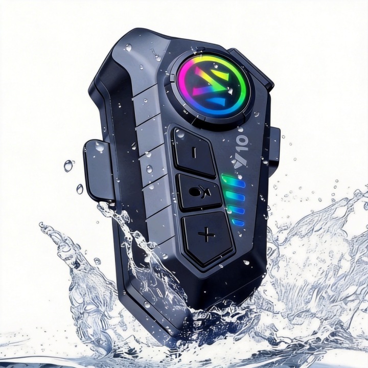 INTERCOM MOTOCYCLETTE BLUETOOTH Y10 UNIVERSEL AVEC MIKROFONEM HYBRYDOWYM