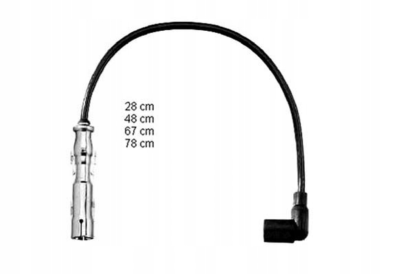 COMPLET DE TUYAUX D'ALLUMAGE SKODA OCTAVIA I VW BORA, CADDY III, GOLF IV, photo 2 - milautoparts-fr.ukrlive.com