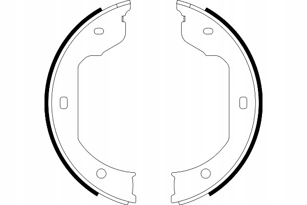 ZAPATAS DE TAMBOR DE FRENADO HAMULEC MANUAL 3 CONVERTIBLE E46 3 CUPÉ E46 5 E39 