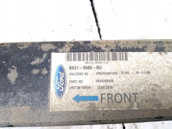 FORD TRANSIT 2016 DROITE CÔTÉ RESSORT ARRIÈRE