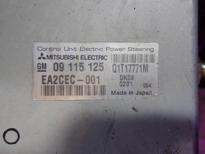 OPEL CORSA C 1,7 DTL 65KM Y17DTL SUPPORT ÉLECTRIQUE 9156061 09115125