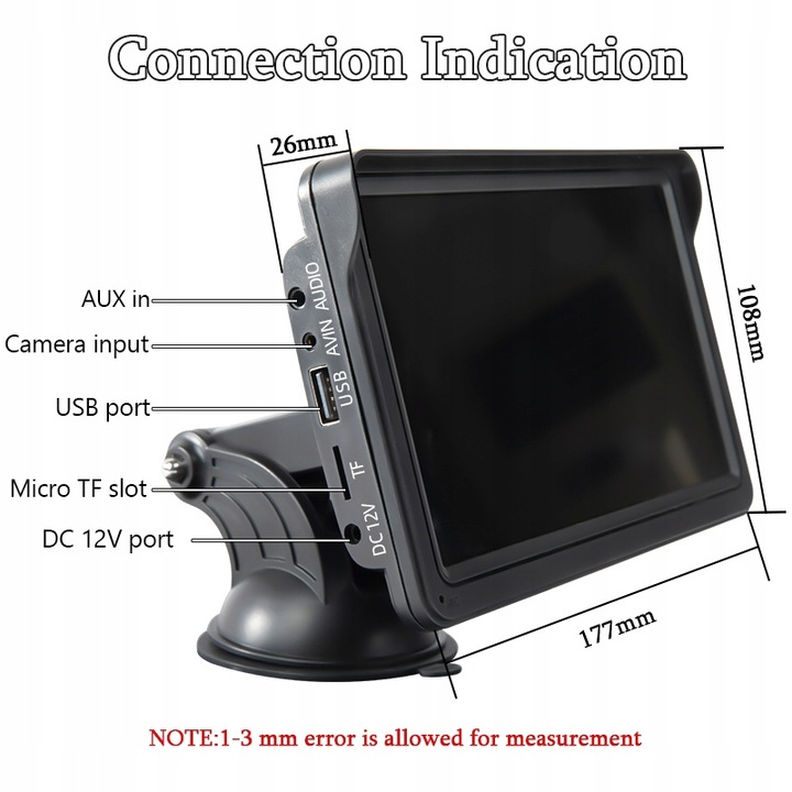 RADIO DE AUTOMÓVIL MULTIMEDIA GRABADORA VIDEO TRANSPORTABLE PANTALLA SENSOR 