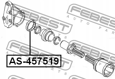 COJINETE DE ACCIONAMIENTO FEBEST PARA FORD TOURNEO COURIER 1.6 