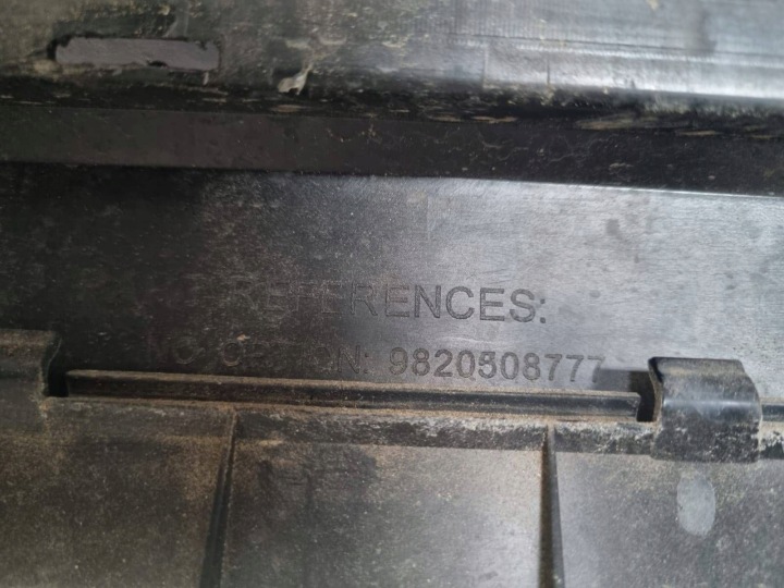 CITROEN DS7 DS 7 CROSSBACK 17- PARE-CHOCS ARRIÈRE ARRIÈRE 9820508777