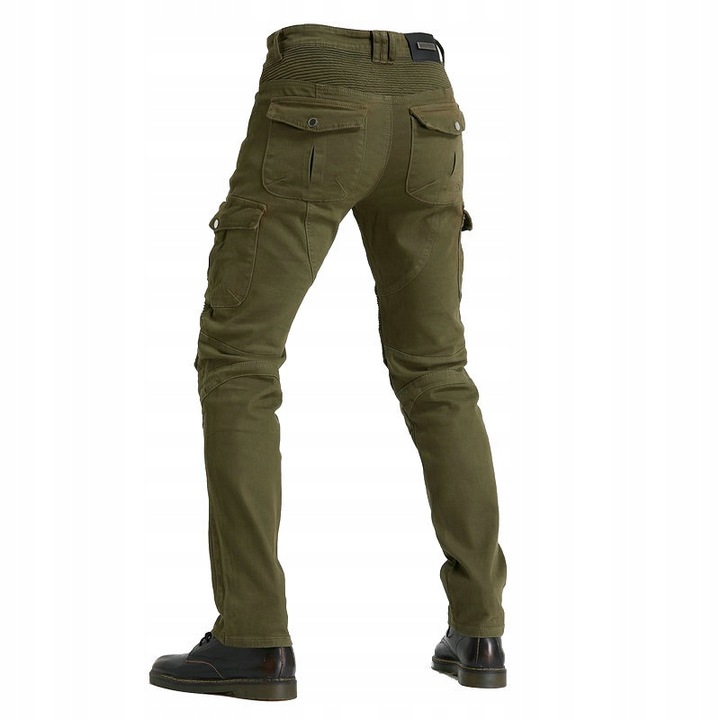 PANTALONES MOTOCICLETA BOJOWKI MESKIE JEANSY KEVLAR 