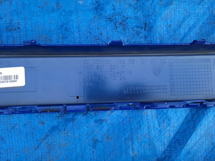 SKODA SCALA PARE-CHOCS AVANT AVANT LIFT 657807221F 1868
