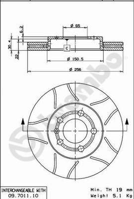 DISCOS ZAPATAS PARTE DELANTERA BREMBO SEAT TOLEDO IV 