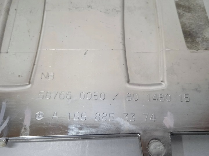 DOUBLURE MOULURE CHROME ARRIÈRE MERCEDES X166 GL