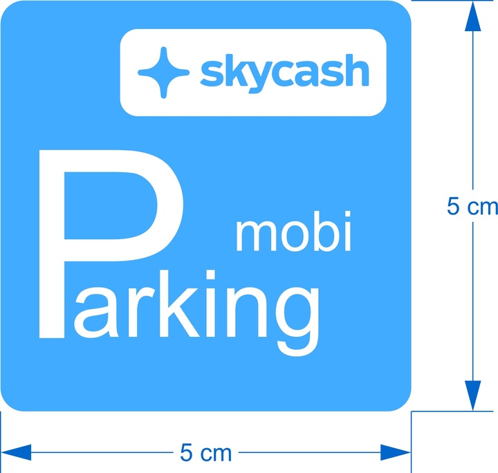 PEGADURA PARKINGOWA MOBI PARKING SKYCASH VENTANAS 5CM 