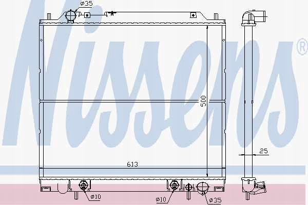 RADIATEUR MOTEUR CONVIENT VERS MITSUBISHI DELICA SPACE GEAR, L400 2.0/