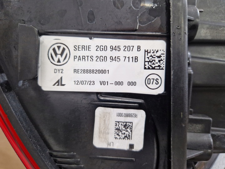 PHARE ARRIÈRE GAUCHE 2G0945207B VW POLO IV PARFAITE BONNES CONDITIONS JASTRZEBIE ZDROJ