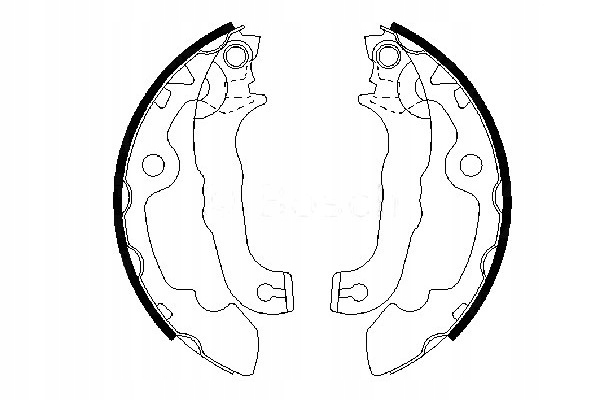 BOSCH 0 986 487 633 SET PADS BRAKE 