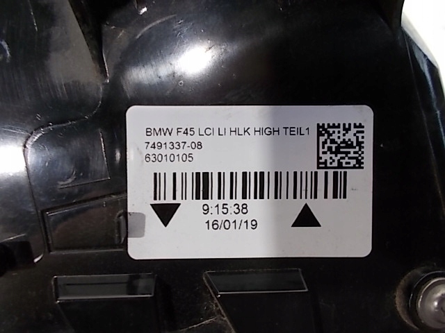 BMW 2 F45 LCI LIFT 16-21 PHARE GAUCHE ARRIÈRE LED ORIGINE