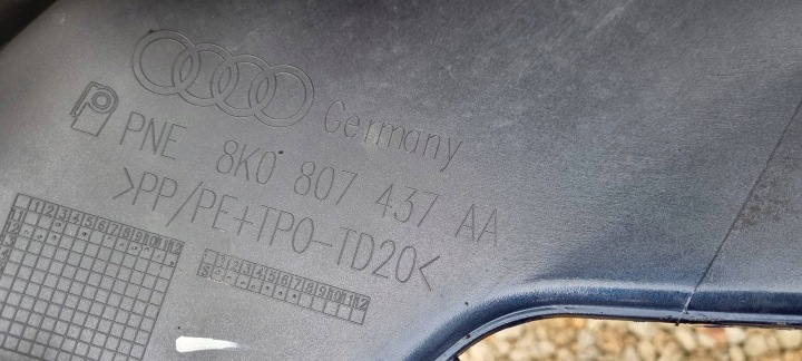 AUDI A4 B8 LIFT 8K0 2012- PARE-CHOCS AVANT ORIGINAL A021