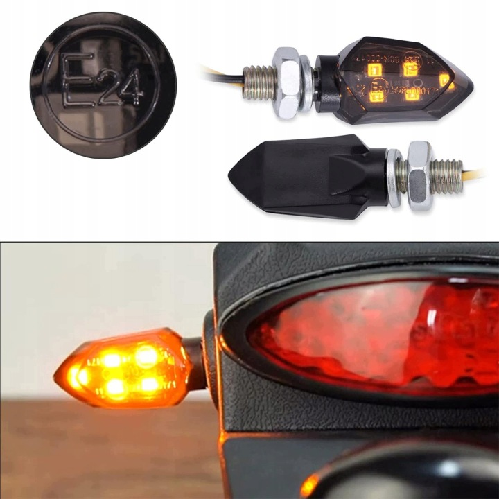 CLIGNOTANTS LED MOTOCYCLETTE QUADA SCOOTER MOTO DYNAMIQUE PUISSANT