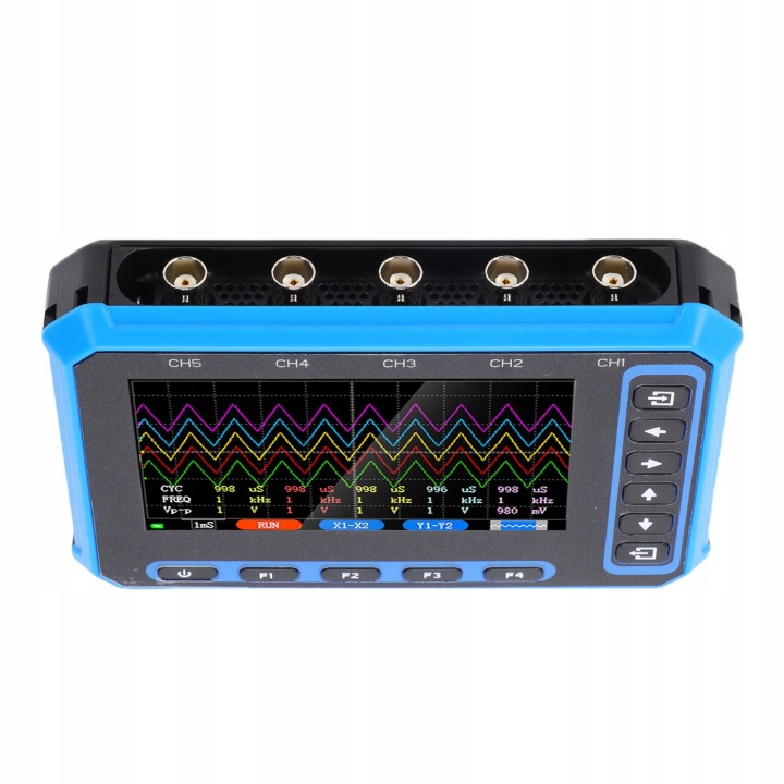 5-KANALOWY OSCYLOSKOP AVEC 5 SONDAMI 10X PORTABLE ANALIZATOR PRZEBIEGOW V5