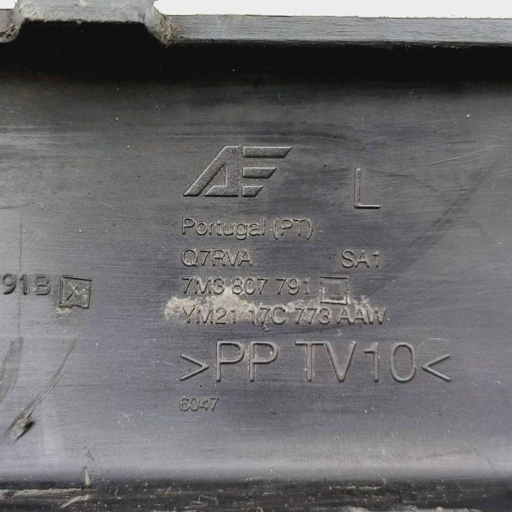 MOULURE PARE-CHOCS GAUCHE ARRIÈRE VW SHARAN I LIFT 7M3807791 NR91