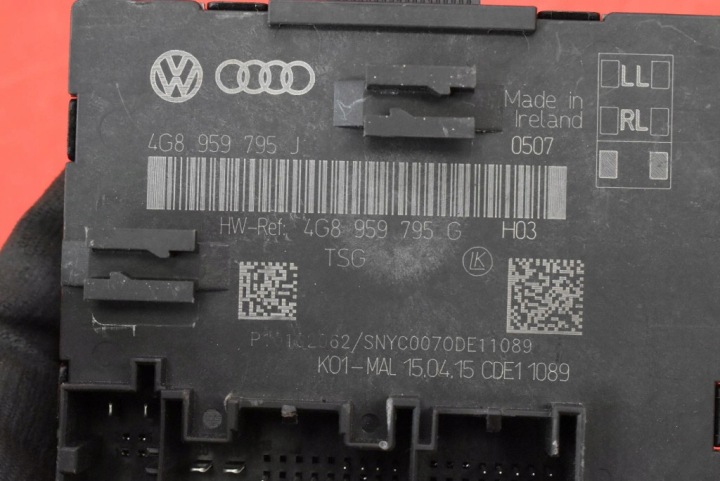 CONTRÔLEUR MODULE PORTES GAUCHE ARRIÈRE 4G8959795J AUDI A6 C7 UNIVERSEL LIFT 14-20