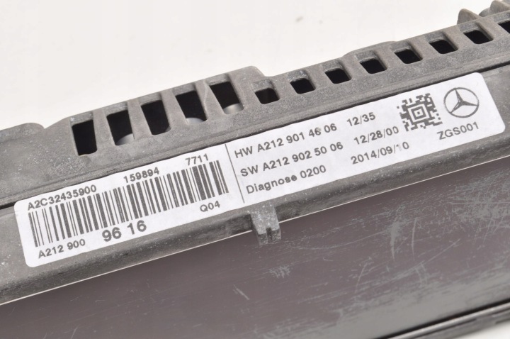 MERCEDES W207 W212 MONITEUR ÉCRAN NAVIGATION A2129014606