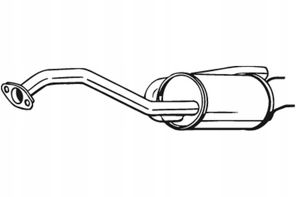 BOSAL SILENCIADOR SISTEMAS DE ESCAPE PARTE TRASERA HONDA JAZZ 3 1.2 1.3 1.4 07.08- 