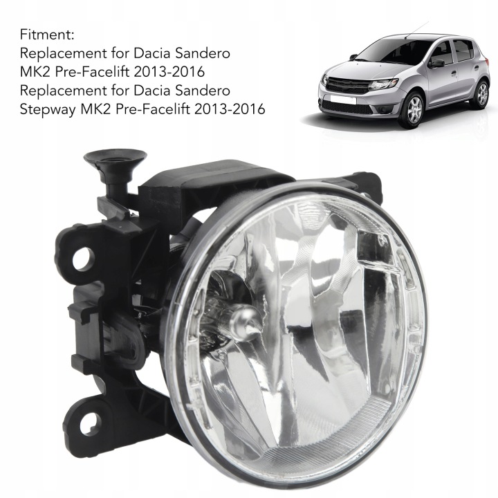 261500097R PHARE ANTIBROUILLARD POUR DACIA SANDERO STEPWAY MK2