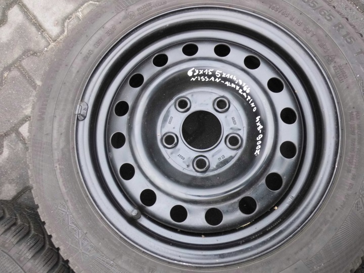 RUEDAS NISSAN ALMERA TINO 5X114,3 ET40 15'' INVIERNO 