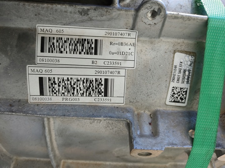 MOTEUR ÉLECTRIQUE COMPLET RENAULT ZOE II 5AQ605 2019-2024 6995 KM