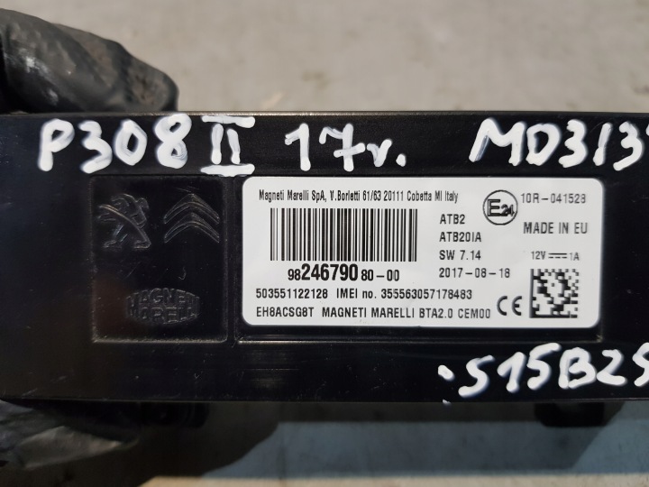 PEUGEOT 308 II T9 MODULE CONTRÔLEUR 9824679080