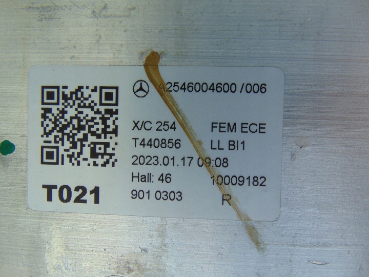 POUTRE PARE-CHOCS AVANT MERCEDES GLC W254 A2546004600