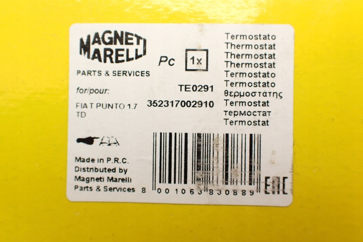 THERMOSTAT FIAT PUNTO 1.7 TD 94-2000 MAGNETI MARELLI 7770416 7741883 7741884