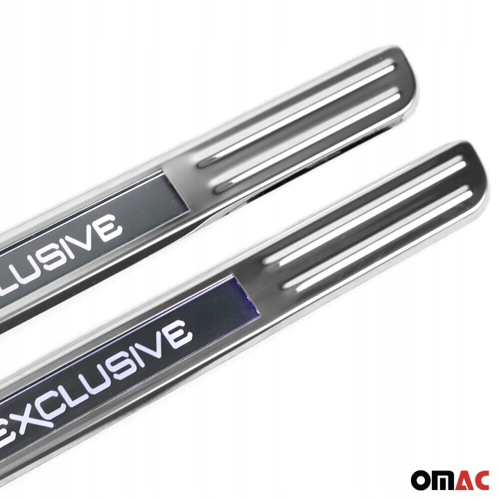 2 CV BAGUETTES SEUIL EXCLUSIVE VERS CITROEN BERLINGO 2008-2025 CHROME