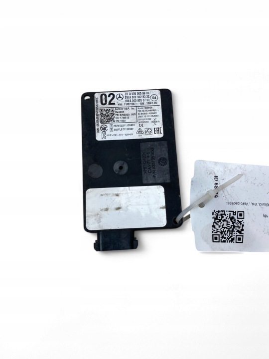 MERCEDES-BENZ GLS X166 2018 MODULE MORT ZONES