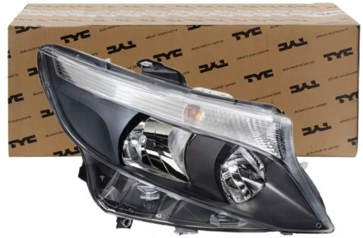PROJECTEUR VITO 16- /H7 DROIT MOTEUR NOIR