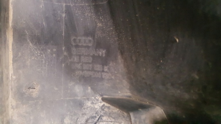 DIFFUSEUR DOUBLURE PARE-CHOCS ARRIÈRE 8P4807521K AUDI A3 S-LINE LIFT