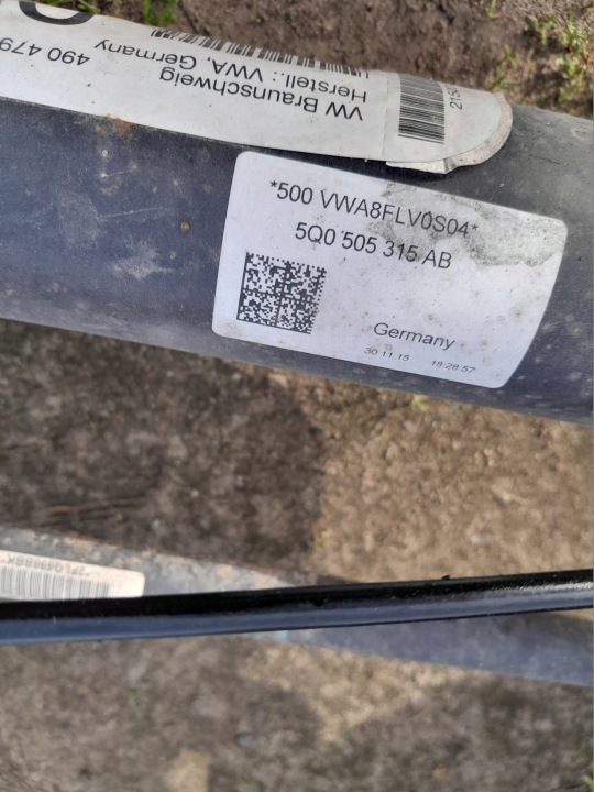 ARRIÈRE AXE POUTRE VOLKSWAGEN GOLF VII GTE 5Q0505315AB