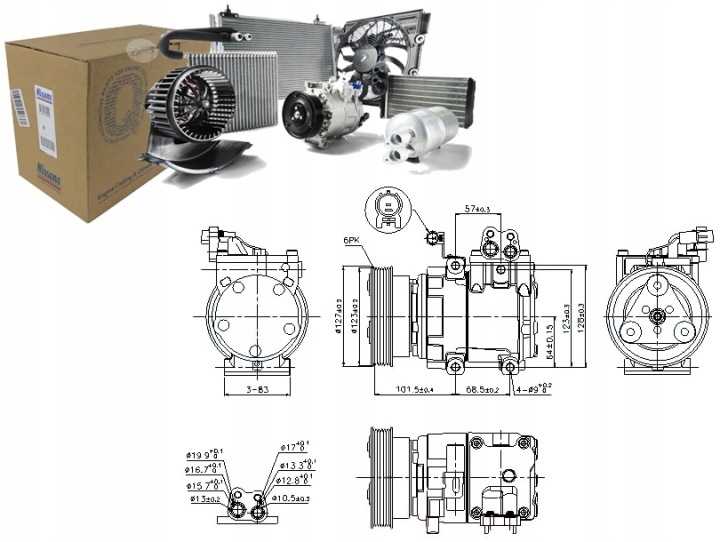 NISSENS COMPRESSEUR DE CLIMATISATION HYUNDAI ACCENT 99-