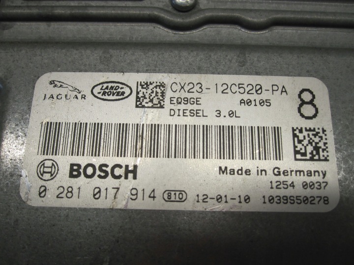 RANGE ROVER SPORT LIFT 3.0 TDV6 12R ORDINATEUR MOTEUR CX23-12C520-PA