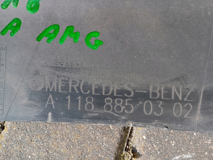 DIFFUSEUR SPOILER DOUBLURE PARE-CHOCS ARRIÈRE MERCEDES W118 CLA AMG 19- A1188850302
