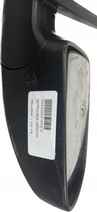 RÉTROVISEUR DROIT ELECTR 5 GOUPILLE OPEL MERIVA A 03-10R