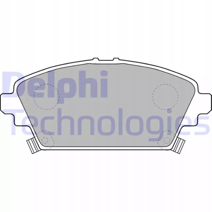 PLAQUETTES HAM.HONDA ACCORD VII LP1503/DEL DELPHI