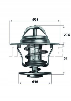 MAHLE TX 13 87 D TERMOSTATO 