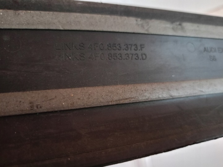 MOULURE SEUIL AVANT GAUCHE 4F0853373F AUDI A6 C6