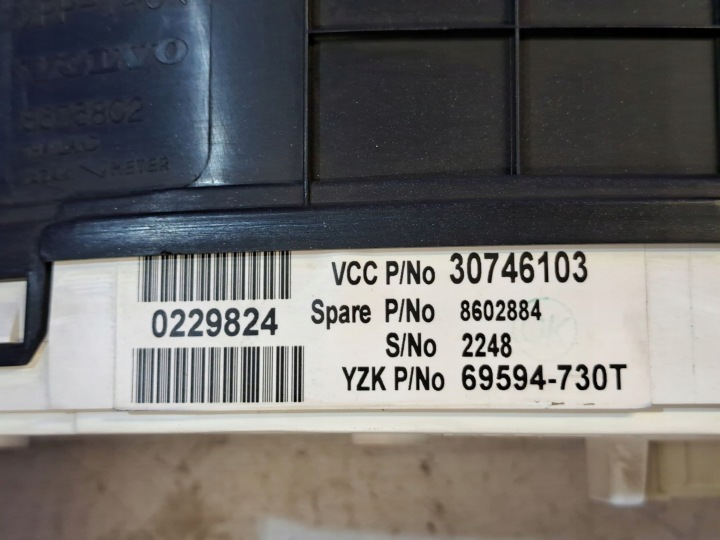 VOLVO S60 2006 COMPTEUR COMPTEUR DE VITESSE