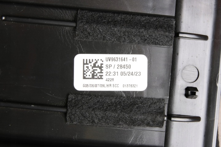 BMW X5 G05 X6 G06 LCI CHÂSSIS PROTECTION COLONNES DIRECTION 9621103 9631641