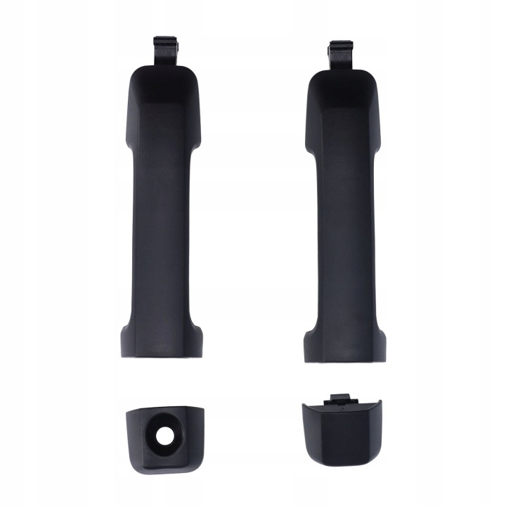 2PCS EXTÉRIEUR EXTÉRIEUR POIGNÉE PORTES 69210–0C010 NOIR CAR 3K