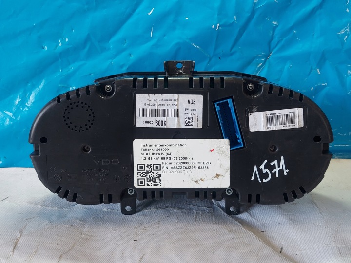 COMPTEUR COMPTEUR IBIZA IV 1.2 B 6J0920800K